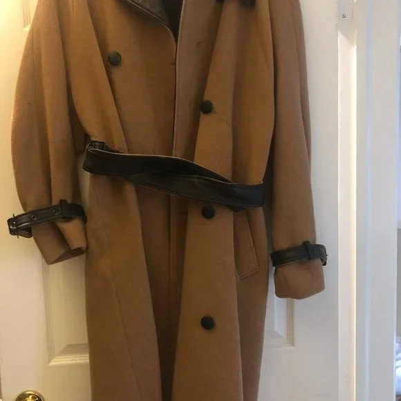 The Kooples Wool Trench Coat with Leather Detailing (NWT) - Picture 3 of 5